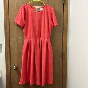 Lularoe Coral Amelia Dress